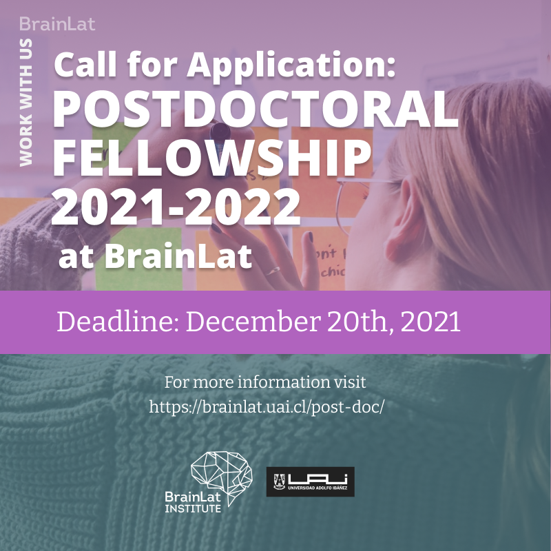 Call For Applications: Postdoctoral Fellowship-2021/2022 - BrainLat ...