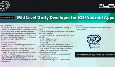 Mid Level Unity Developer for iOS/Android Apps