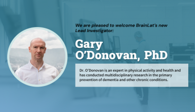 Gary O’Donovan PhD, is our New Lead Investigator