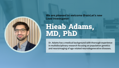 Hieab Adams MD, PhD is our New Lead Investigator