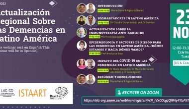 LAC-CD & ISTAART Webinar «Actualización Regional sobre las demencias en Latinoamérica»