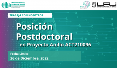 Posición Posdoctoral – Proyecto Anillo ACT210096