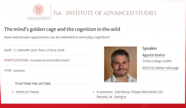 Lectura: «The mind’s golden cage and the cognition in the wild»